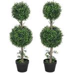 2er-Set Kunstplanten - Realistisch - UV-beschermd - Groen, Huis en Inrichting, Kamerplanten, Ophalen of Verzenden