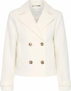 Kaffe KAanne Jacket Dames Jas - Maat 40 Cremé (Jassen), Kleding | Dames, Jassen | Winter, Verzenden, Nieuw