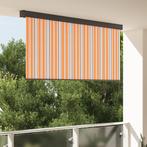 vidaXL Buitenrolluik Striped Handmatig Verstelbaar Geel en, Huis en Inrichting, Verzenden, Nieuw