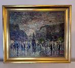 Gardy (XX) - Scène urbaine animée sous la pluie