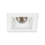 Spots inbouw Inbouwspot Axl Vierkant wit Binnenverlichting, Maison & Meubles, Lampes | Autre, Verzenden