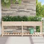 vidaXL Tuin Plantpot Beige 203 x 53 x 76,5 cm Massief, Tuin en Terras, Verzenden, Nieuw