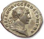 Empire romain. Trajan (98-117 apr. J.-C.). Denarius Rome, Postzegels en Munten