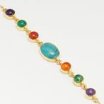 Zonder minimumprijs - Armband Zilver Gemengde edelstenen -