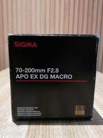 Sigma 70-200mm F2.8 APO EX DG Objectif à focale variable, Nieuw