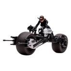 DC Multiverse Vehicle Batpod with Catwoman (The Dark Knight, Collections, Ophalen of Verzenden