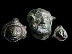 Romain antique Bronze Mask