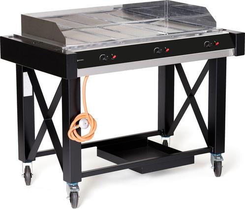 gasbarbecue atlanta hendi zwart 13kw 1285x770xh917mm, Zakelijke goederen, Horeca | Keukenapparatuur, Ophalen of Verzenden