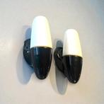 Lampe murale - Verre, Céramique - Deux appliques murales, Antiquités & Art