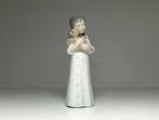 Royal Copenhagen - Beeldje - Girl with Teddy Bear #5655 -, Antiek en Kunst