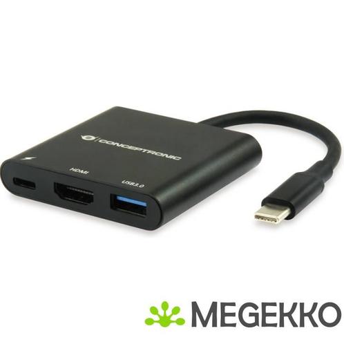 Conceptronic DONN01B USB 3.0 (3.1 Gen 1) Type-C 5000 Mbit/s, Informatique & Logiciels, Supports d'ordinateur portable, Envoi