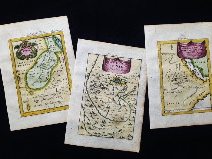 Afrika - [LOT van 3] - Afrika / Somalië / Egypte / Nubië /, Boeken, Atlassen en Landkaarten