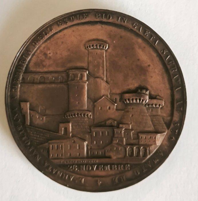 Italie. Medal 1848 opus V. Catenacci. Ferdinando II di, Postzegels en Munten, Munten en Bankbiljetten | Toebehoren