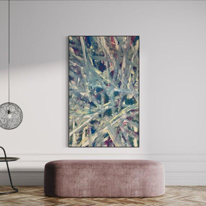 Timo Wedell - Netz der Zeit - XXL - Abstract, Antiquités & Art, Art | Peinture | Moderne