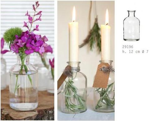 Glas vaas flesje riga voor schelpen, kaarsen of olielamp, Hobby & Loisirs créatifs, Bricolage