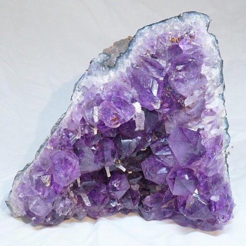 Améthyste Cristaux sur matrice - Hauteur : 16 cm - Largeur :, Verzamelen, Mineralen en Fossielen