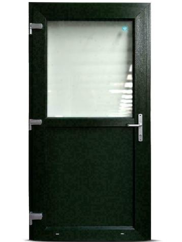PVC Deur 98x204 buitendraaiend Perfect geschikt voor garage!, Ophalen of Verzenden, Buitendeur