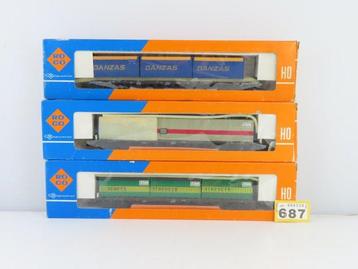 Roco H0 - 4362/4363 - Wagon de marchandises pour trains