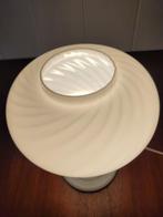 Lampe de table - Champignon - Verre - Tourbillon