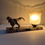 Irénée Rochard - Lamp - Marmer, Glas, Metaal - Royal, Antiek en Kunst