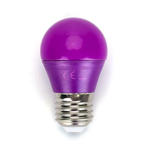 LED Lamp E27 4W | Paars - Exclusief stekker, Jardin & Terrasse, Éclairage extérieur, Envoi