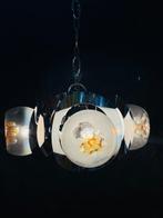 Plafondlamp - Glas, Hout, Antiquités & Art, Antiquités | Éclairage