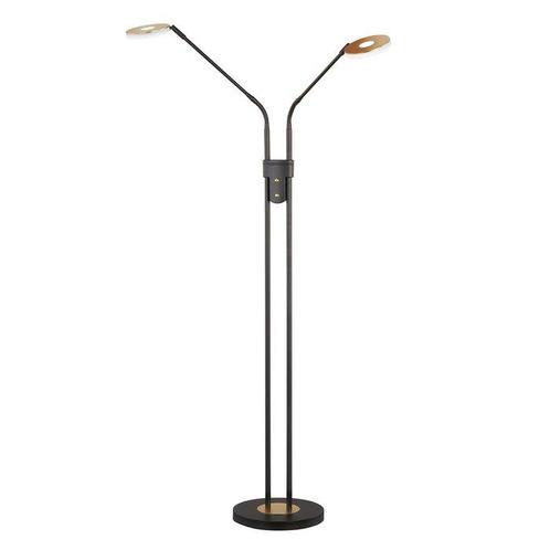 Fischer & Honsel - Staande lamp - Dent Dual-Light Vloerlamp, Antiek en Kunst, Antiek | Verlichting