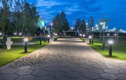 ROSA KARIN 16W 875mm ronde bolder paal LED verlichting park, Zakelijke goederen, Overige Zakelijke goederen, Verzenden