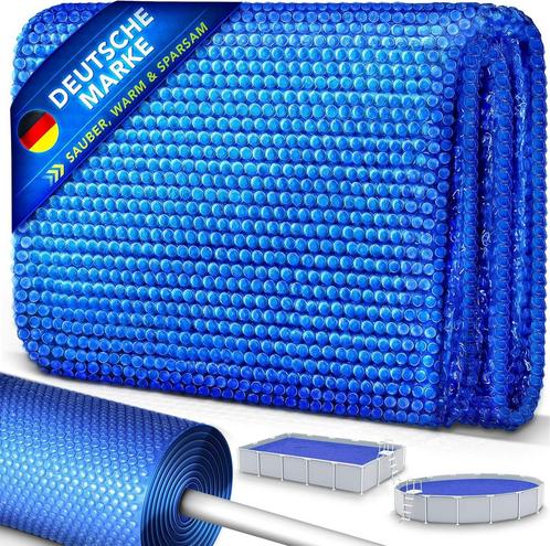 Tillvex® Zwembad zonnezeil - Afdekzeil - 549x274cm - Blauw, Tuin en Terras, Overige Tuin en Terras, Verzenden