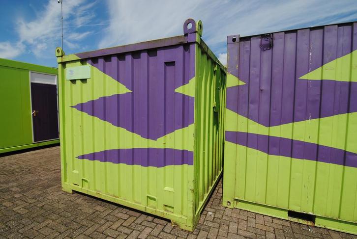 8ft container met stelling HS-1540, Zakelijke goederen, Machines en Bouw | Keten en Containers, Ophalen of Verzenden