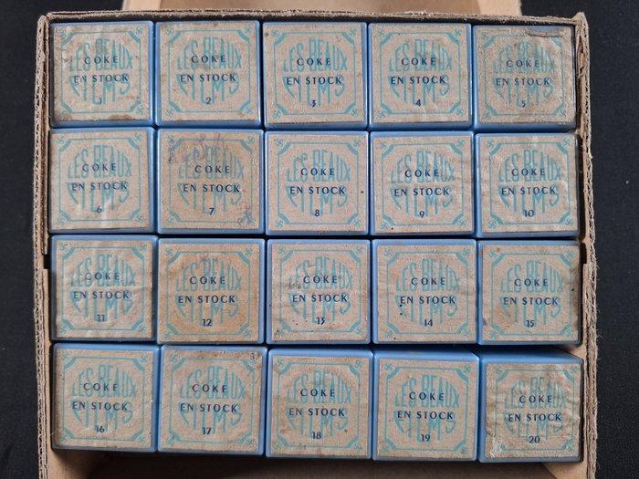 Tintin - Boîte de 20 Films fixes - Coke en stock - 20 films, Boeken, Stripverhalen