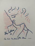 Jean Cocteau (1889-1963) - Je suis la jeune fille bleue