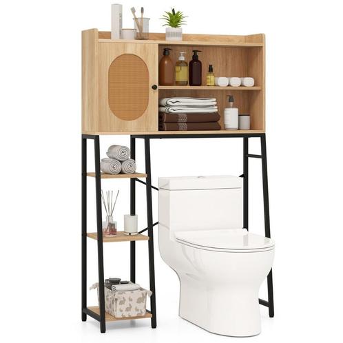 Tweedekans | Coast Toiletkast 89x29x139 cm Natuur –, Huis en Inrichting, Woonaccessoires | Spiegels, Ophalen of Verzenden
