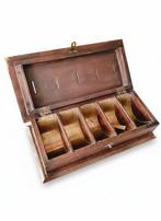 Spaarpot - Wisselgeld kist - Eik - Geldlade, kassa, kist