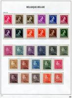 Belgique 1936/1956 - Leopold III : types Open Kraag et, Gestempeld