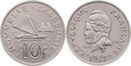 10 Franc 1967 New Caledonia KursMunt Probe nickel, Verzenden