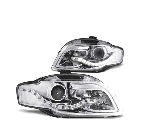 Phares Led Pour Audi A4 B7 04-08 Chromé, Auto-onderdelen, Verlichting, Verzenden