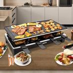 Cusimax - raclettegrill - omkeerbaar grill en pannenkoek -, Elektronische apparatuur, Grillplaten, Nieuw, Verzenden