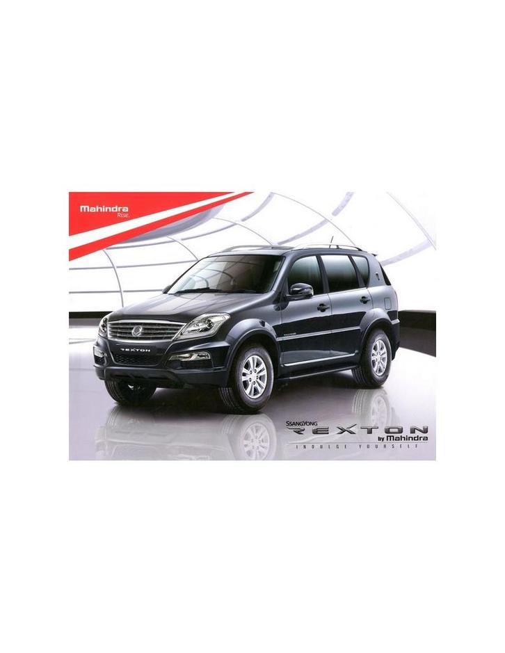 2013 MAHINDRA REXTON BROCHURE ENGELS, Boeken, Auto's | Folders en Tijdschriften, Ophalen of Verzenden