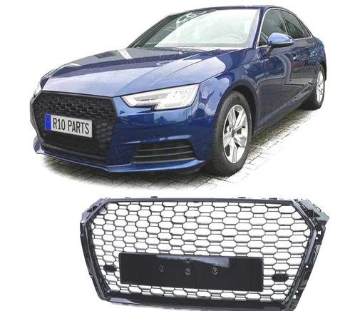 CALANDRE AUDI A4 B9 15-19 LOOK RS4 NOIR BRILLANT PDC, Auto-onderdelen, Carrosserie, Verzenden