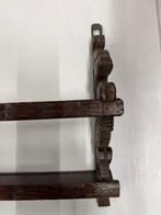 Rek - hard hout - Antiek bordenrek, Antiek en Kunst