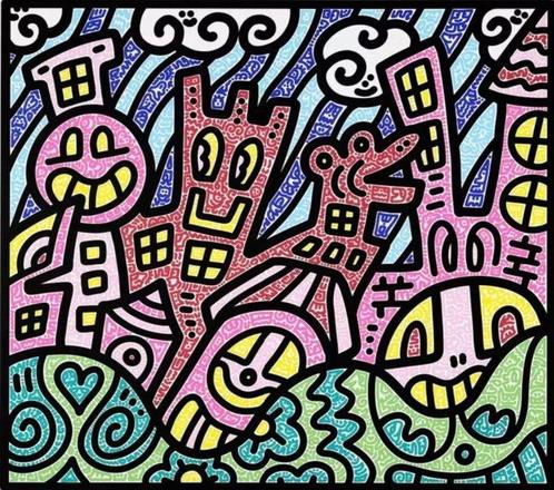 Mr Doodle (Sam Cox) (1994) - Pretty City, Antiek en Kunst, Kunst | Schilderijen | Modern