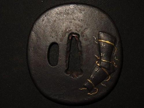 Katana - Fer forgé - Armor design Tsuba : C5-12 - Japon -, Antiek en Kunst, Antiek | Overige Antiek