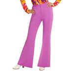 Disco 70S Broek Paars Dames, Kleding | Dames, Carnavalskleding en Feestkleding, Nieuw, Verzenden