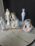 Statue, Collectie van 5 porseleinen religieuze beeldjes - 19, Antiek en Kunst
