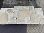 Veiling - 24 M2 Betontegel Blanco Wildverband Getrommeld 6 C, Nieuw