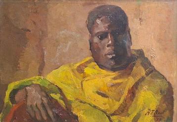 Henri Frederic Boot (1877-1963) - Portret van een Oosterse, Antiek en Kunst