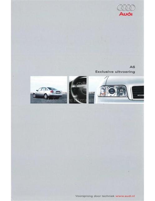 2001 AUDI A6 BROCHURE NEDERLANDS, Livres, Autos | Brochures & Magazines, Enlèvement ou Envoi