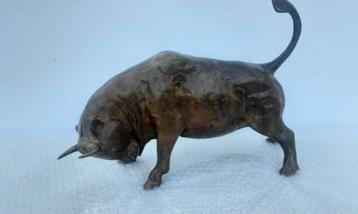 Beeld, Stier - 5,5 kg - 27 cm - Brons beschikbaar voor biedingen
