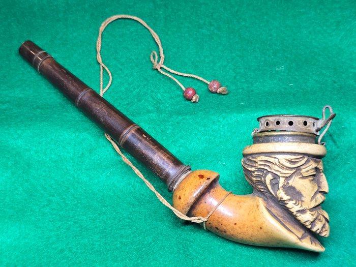 Zonder minimumprijs - Pijp - meerschaum-stijl, Verzamelen, Rookartikelen, Aanstekers en Luciferdoosjes